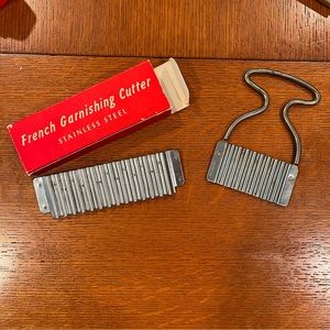Vintage Garnishing and Crinkle Cutters
